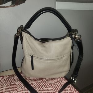 Kate Spade Cream and Black Shoulder Bag